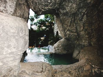 Rocks on rock formation