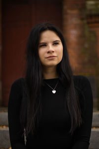 Portrait of a beautiful young woman