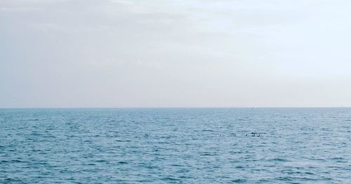 Scenic view of seascape against sky