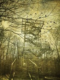 Built structure with trees in background