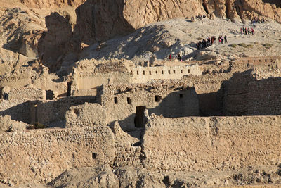 View of old ruin at chebika