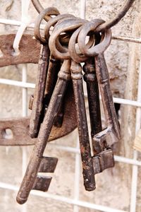 Close-up of rusty metal