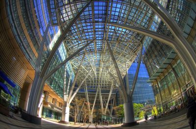 Low angle view of ceiling