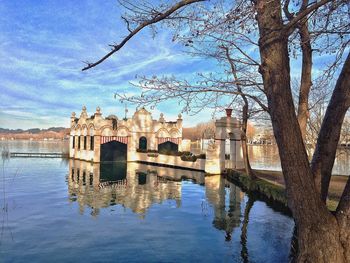 River with buildings in background