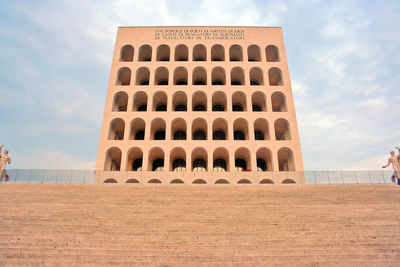 Low angle view of historical building against sky