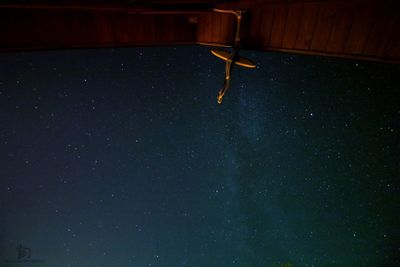 Low angle view of stars in sky