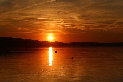 Scenic view of sunset sky