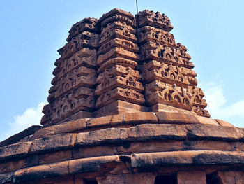 Low angle view of temple