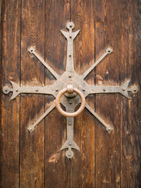 Full frame shot of wooden door