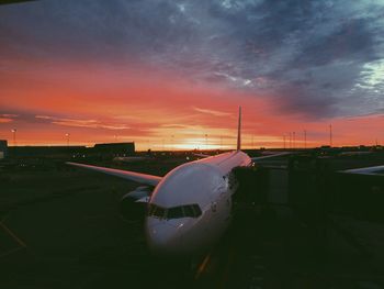 City at sunset