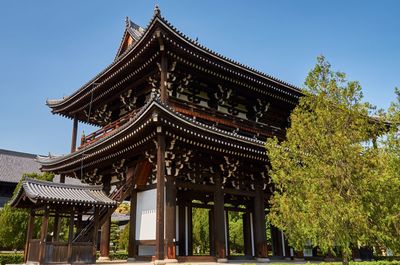 Low angle view of temple