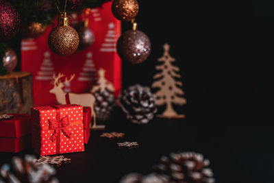 Close-up of christmas decoration