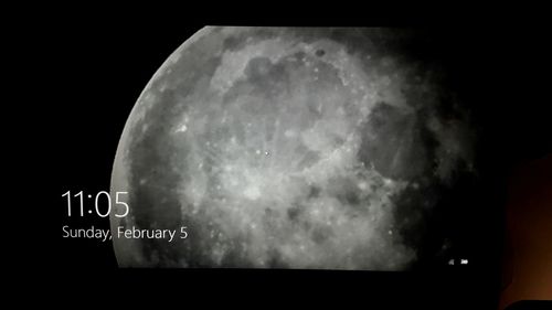 Close-up of moon against sky at night