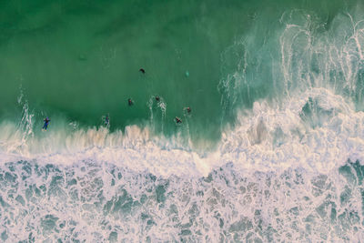 Aerial view of sea