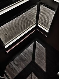 Low angle view of illuminated ceiling