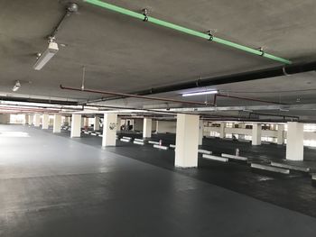 View of empty parking lot