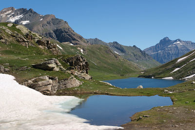 Nivolet pass, piedmont - aosta valley italy