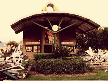 Facade of building