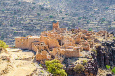 View of old ruins