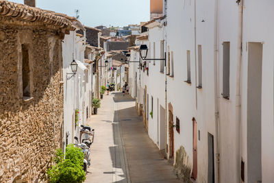 Alley amidst buildings
