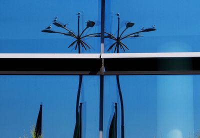 Low angle view of blue sky