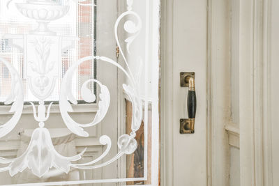 View of closed door