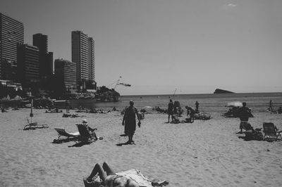 People on beach