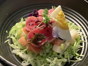 Close-up of food in plate