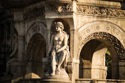 Low angle view of historical building