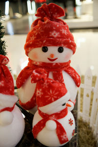 Close-up of christmas decoration