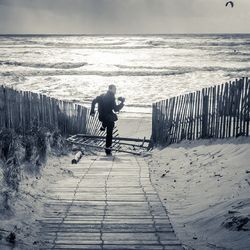 People on beach