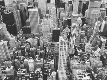 Full frame shot of modern buildings in city