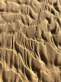 Full frame shot of sand dune