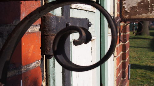 Close-up of rusty metal