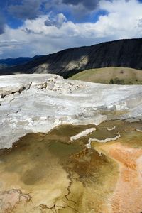Scenic view of grand teton national park against sky