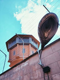 Low angle view of building against sky