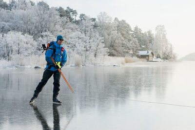 Long distance skating