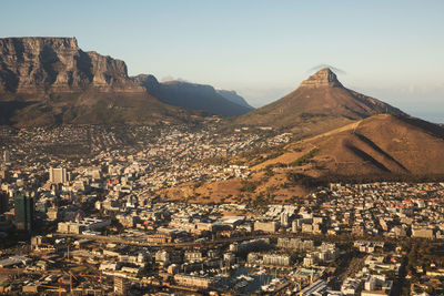 Scenic view of mountain range