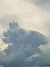 Low angle view of clouds in sky