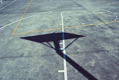 Basketball sport shadow silhouette