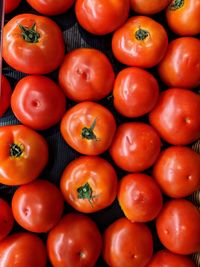 Full frame shot of tomatoes for sale