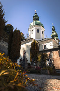 View of church