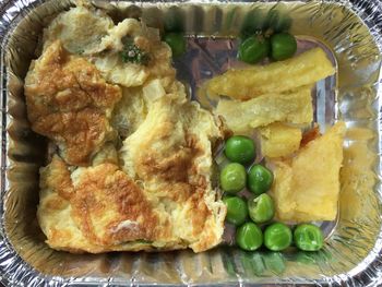 Close-up of vegetables in plate