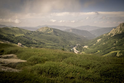 Scenic view of landscape against sky