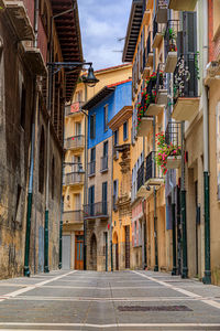 Street amidst buildings in city