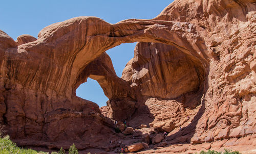 View of rock formation