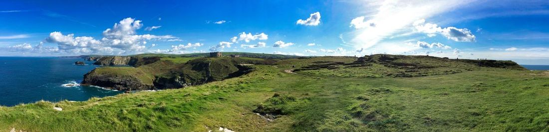 Panoramic shot of sea against sky