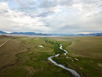 Scenic view of landscape against sky