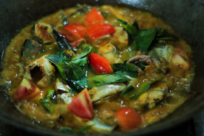 Close-up of salad in bowl