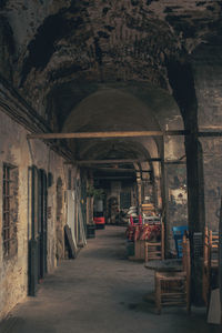 Interior of old building